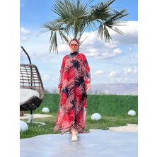 Camelya Fashion Fashion fashion Pareolu Tam Kapalı Tesettür Mayo Takımı