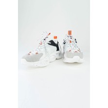 Guja Tasarım Yüksek Tabanlı Beyaz Erkek Sneaker