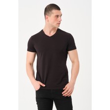 Owut Collection Erkek Düz V Yaka T-Shirt