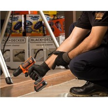 Black Decker BDCDD12K Li/ıon Akülü Vidalama, 10.8V, 0-550 Dev/dk Hız, Çok Renkli BDCDD12