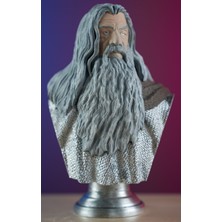 Turansoy Craft Gandalf Boyalı Büst / Figür Yüzüklerin Efendisi Lotr 19 cm ( Büyük Boy)