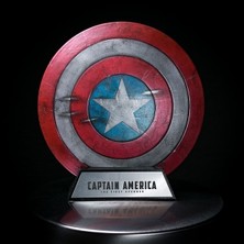 Turansoy Craft Captain America Kalkanı Standlı (19 cm Çap Genişlik)