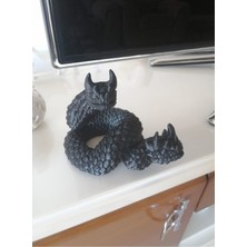 Turansoy Craft Amphisbaena Lizard Çift Başlı Yılan Figür 10 cm