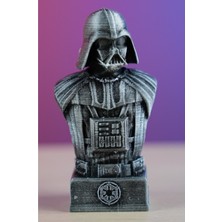 Turansoy Craft Darth Vader Star Wars Boyalı Büst Figür 13 cm Sert Plastik Kalite