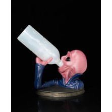 Turansoy Craft Uzaylı Şaraplık - Yağdanlık Şişe Tutucu