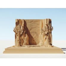 Turansoy Craft Durin'in Kapıları Yüzüklerin Efendisi Lotr (Büyük Boy)