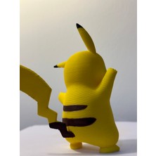 Saranostra Pikachu 3D Figür Sevimli Sarı Oyuncak Pikaçu Hediyelik Dekoratif Pokemon