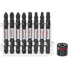Bosch 2608522345 Çift-"" Tornavida Ucu Impact 8-Parça, 0 W, 0 V