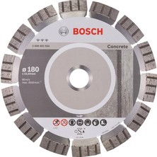 Bosch Elmas Kesme Diski Beton Için En Iyisi, 180 x 22,23 x 2,4 x 12 Mm, 2608602654