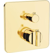 Artema Suit U A4267523 Ankastre Termostatik Duş Bataryası, Sıva Üstü, V-Box, Altın  Altın