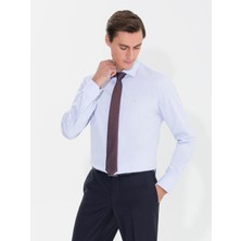 Cacharel Erkek Açık Mavi Slim Fit Uzun Kollu Basic Gömlek 50269714-VR003