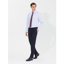 Cacharel Erkek Açık Mavi Slim Fit Uzun Kollu Basic Gömlek 50269714-VR003