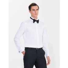 Cacharel Erkek Beyaz Slim Fit Smokin Gömlek 50269446-VR013