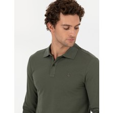 Cacharel Erkek Koyu Yeşil Slim Fit Sweatshirt 50264538-VR079