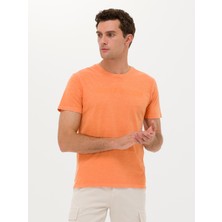 Cacharel Erkek Turuncu Slim Fit T-Shirt 50266613-VR181