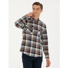 Cacharel Erkek Taba Regular Fit Uzun Kollu Gömlek 50276936-VR099