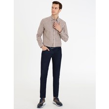 Cacharel Erkek Bej Slim Fit Uzun Kollu Gömlek 50227332-VR011