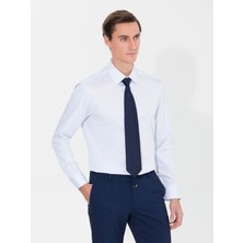 Cacharel Erkek Açık Mavi Slim Fit Uzun Kollu Basic Gömlek 50268503-VR003