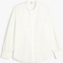 Koton Fisto Gömlek Uzun Kollu Düğmeli Hakim Yaka