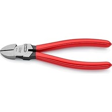 Knipex Diyagonal Kesiciler Siyah Attramentize, Plastik Kaplamalı 110 mm 70 01 110  Atramenteedilmiş