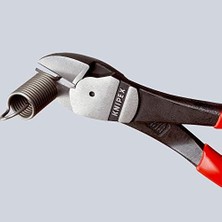 Knipex Ağır Hizmet Yan Kesiciler Siyah Attramentize, Çok Bileşenli Çeneler 180 mm 74 02 180  Atrame