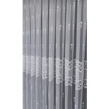 Perfect Atl Zemin Tül Perde  12069 Perfect Özel Model 1x3 Sık Pile Kırışmaz Ütü Istemez