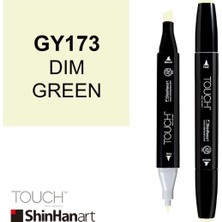 Shinhan Art Art Touch Twin Marker GY173 Dim Green
