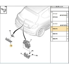 Psa Bagaj Açma Kolu 207 (8726.T4)