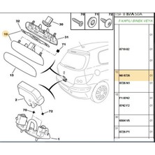 Psa Bagaj Dış Açma 307 (8726.N0)