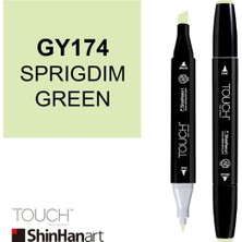 Shinhan Art Art Touch Twin Marker GY174 Spring Dim Green