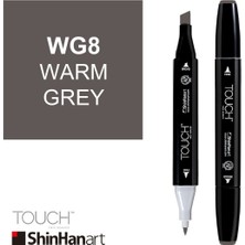 Shinhan Art Art Touch Twin Marker Wg8 Warm Grey