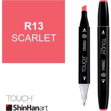 Shinhan Art Art Touch Twin Marker R13 Scarlet