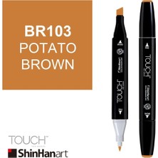 Shinhan Art Art Touch Twin Marker BR103 Potato Brown
