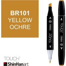Shinhan Art Art Touch Twin Marker BR101 Yellow Ochre
