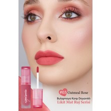 Peripera Mat Bitişli, Dolgun ve Pürüzsüz Görünüm Sunan Tint Peripera Ink Mood Matte Tint (03 Oatmeal Rose)