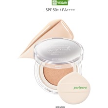 Peripera Doğal Işıltı Sağlayan Vegan Cushion Peripera Mood Vegan Glow Cushion (2 Ivory) SPF50+ Pa++++