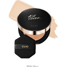 Clio Mat Bitişli Kapatıcılık Sunan Cushion Clio Kill Cover Fixer Cushion+Refill (05 Sand) SPF50+ Pa+++