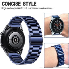 Twin Case Xiaomi Watch S1-S1 Active Uyumlu 22MM Çelik Paslanmaz Metal Kordon