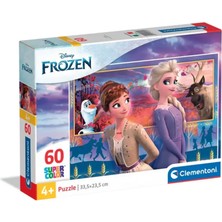 Clementoni Disney Frozen 60 Parça Puzzle Yap Boz Seti 4+ Super Color