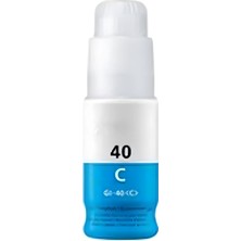 Inktex Canon Gı-40 / 3400C001 Mavi Uyumlu Mürekkep