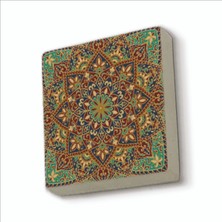 Sadrazam Çini Desen Baskılı Doğaltaş MAGNETKD-019BUZDOLABI Süsü