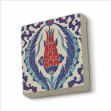 Sadrazam Iznik Çini - Lale Baskılı Doğaltaş MAGNETKD-034BUZDOLABI Süsü
