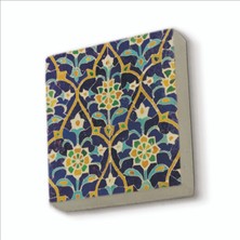 Sadrazam Çini Desen Baskılı Doğaltaş MAGNETKD-017BUZDOLABI Süsü