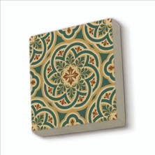 Sadrazam Bizans Deseni Baskılı Doğaltaş MAGNETKD-085BUZDOLABI Süsü