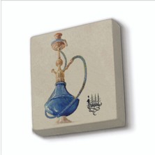 Sadrazam Istanbul Nargile Baskılı Doğaltaş MAGNETKRT-058BUZDOLABI Süsü