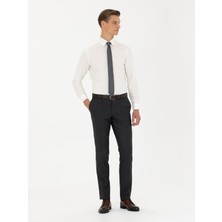Cacharel Erkek Beyaz Slim Fit Uzun Kollu Klasik Gömlek 50273661-VR013