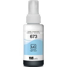 Inktex Epson T6735 Açık Mavi Uyumlu Mürekkep C13T67354A