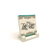 Sadrazam Geleneksel Hat Sanatı ile Doğal Taş Üzerine Yazılı Masaüstü Isimlik