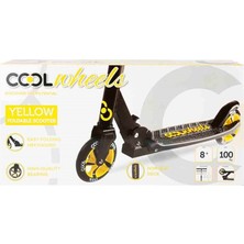 Cool Wheels 8 + Direksiyonu Katlanabilir Scooter Sarı FR58345