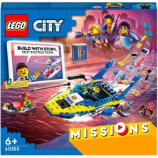 LEGO City Su Polisi Dedektif Görevleri 60355